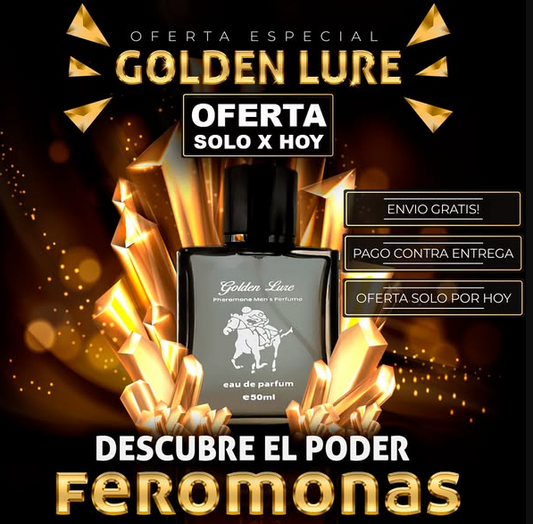 😈🔥 Loción con Feromonas Golden Lure 🔥😈